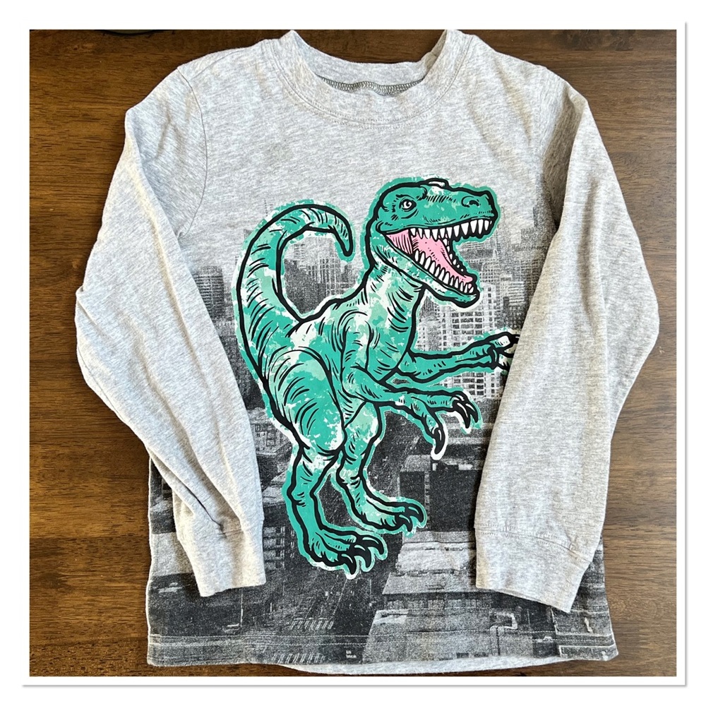 CARTER'S Dinosaur Long Sleeve Shirt 🦖